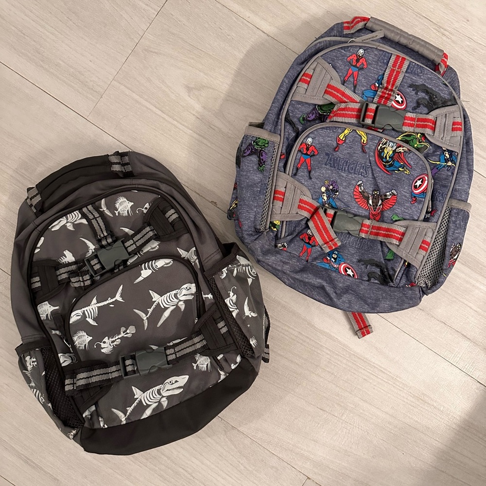 Pottery Barn Kids Backpacks (Skeleton Shark)